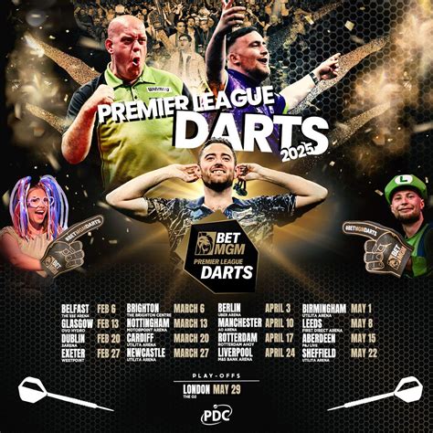 Bet on all Darts events .